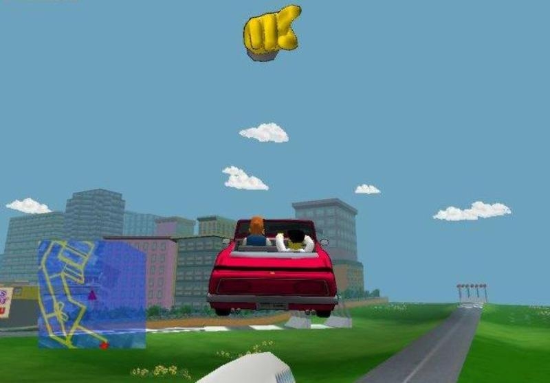 Скриншот из игры Simpsons: Road Rage, The под номером 10