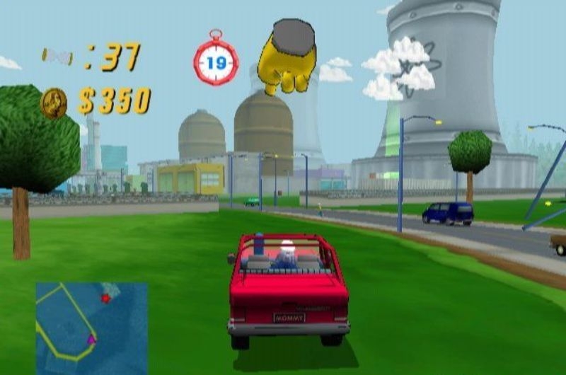 Скриншот из игры Simpsons: Road Rage, The под номером 13