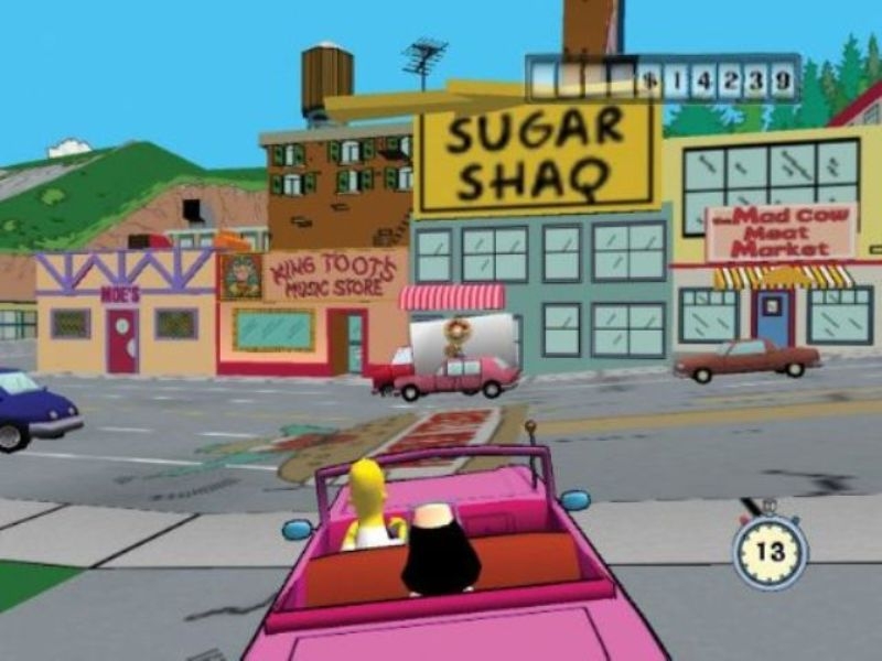 Скриншот из игры Simpsons: Road Rage, The под номером 16