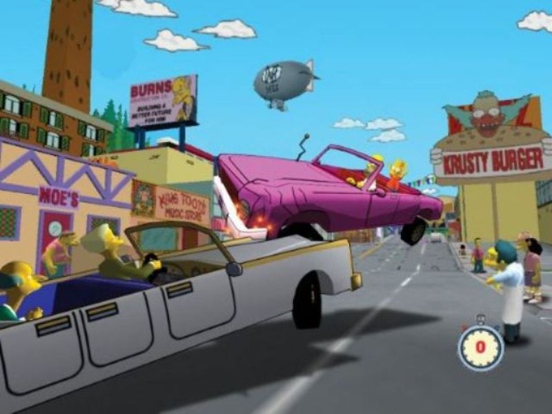 Скриншот из игры Simpsons: Road Rage, The под номером 21