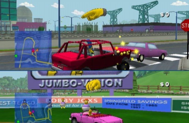 Скриншот из игры Simpsons: Road Rage, The под номером 23