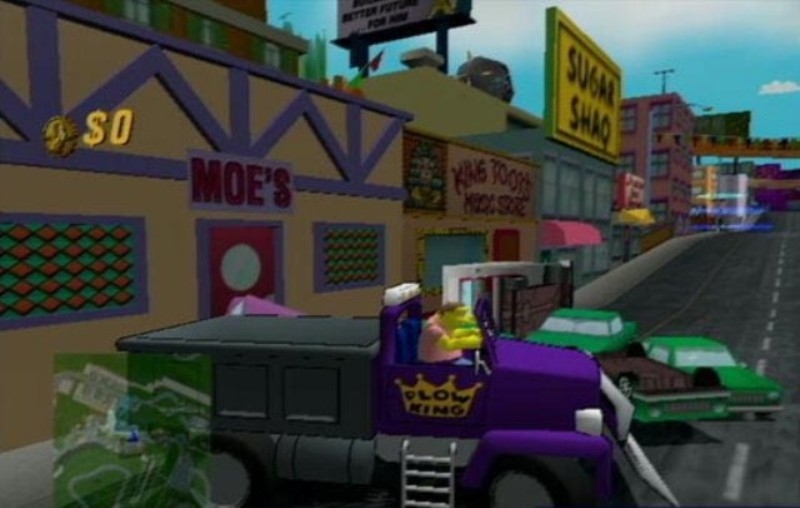 Скриншот из игры Simpsons: Road Rage, The под номером 25