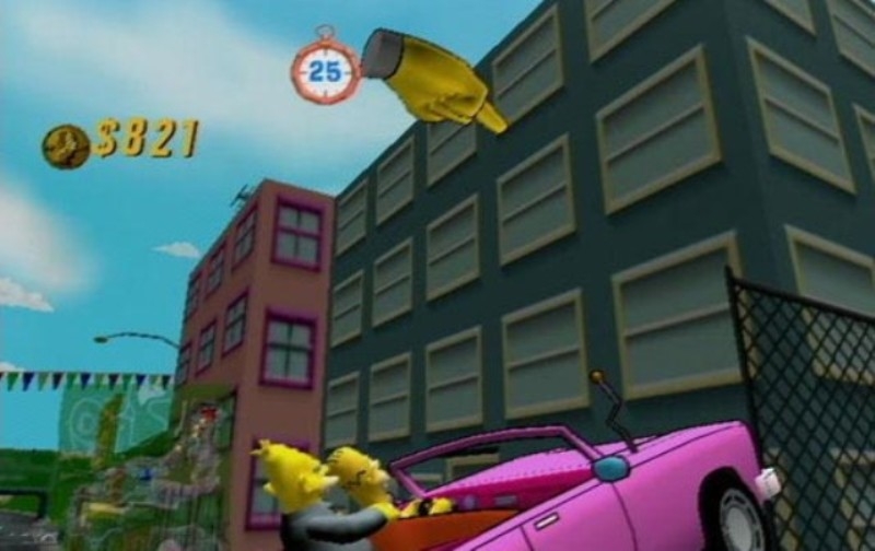 Скриншот из игры Simpsons: Road Rage, The под номером 28