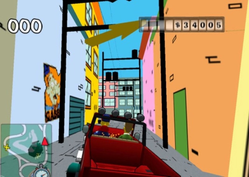 Скриншот из игры Simpsons: Road Rage, The под номером 30