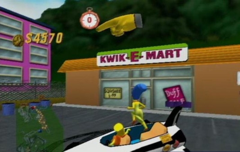 Скриншот из игры Simpsons: Road Rage, The под номером 32