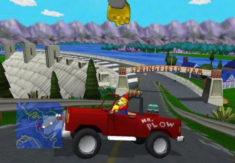 Скриншот из игры Simpsons: Road Rage, The под номером 34