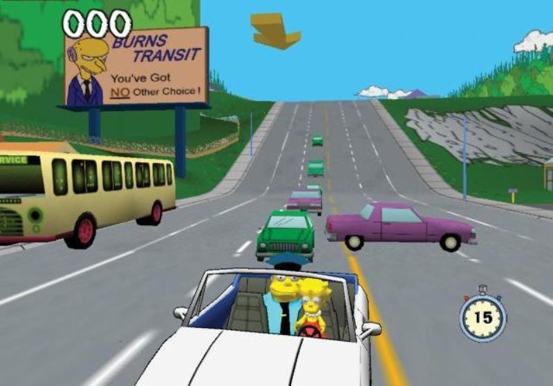 Скриншот из игры Simpsons: Road Rage, The под номером 36