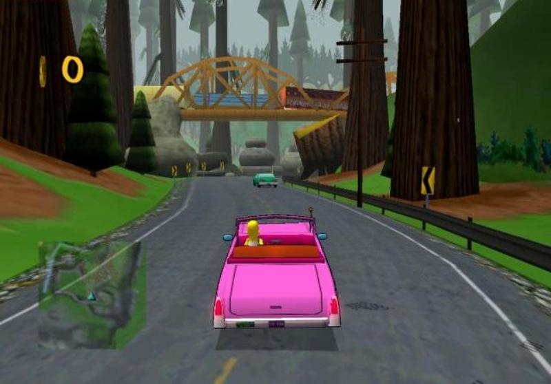 Скриншот из игры Simpsons: Road Rage, The под номером 38