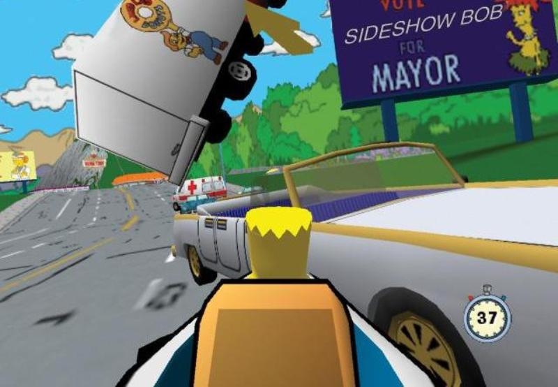 Скриншот из игры Simpsons: Road Rage, The под номером 40