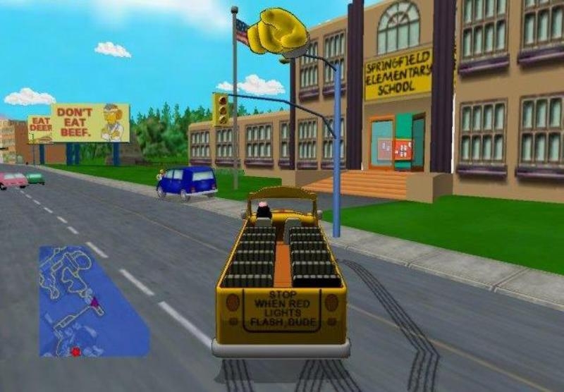 Скриншот из игры Simpsons: Road Rage, The под номером 49