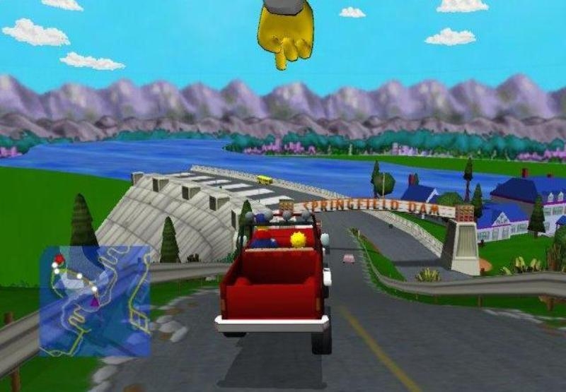 Скриншот из игры Simpsons: Road Rage, The под номером 50