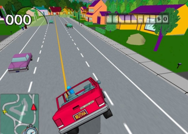 Скриншот из игры Simpsons: Road Rage, The под номером 51