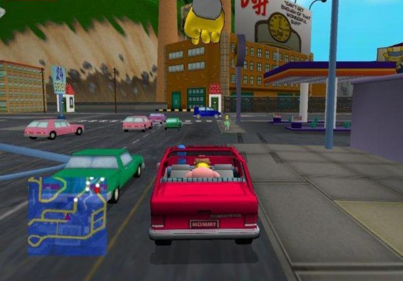 Скриншот из игры Simpsons: Road Rage, The под номером 60