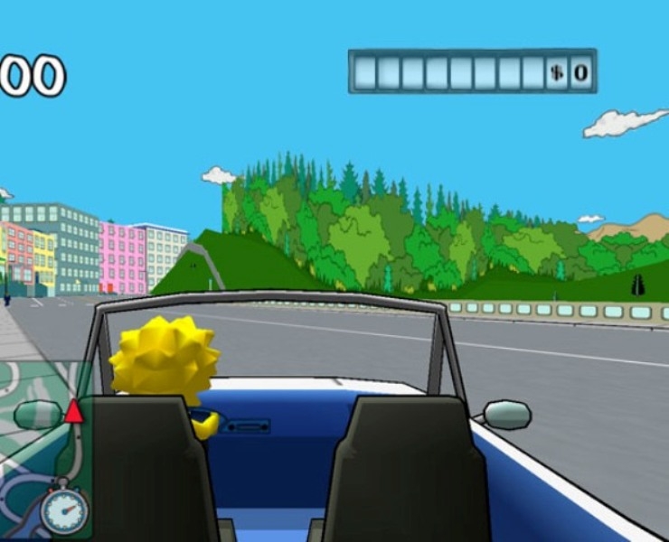 Скриншот из игры Simpsons: Road Rage, The под номером 61