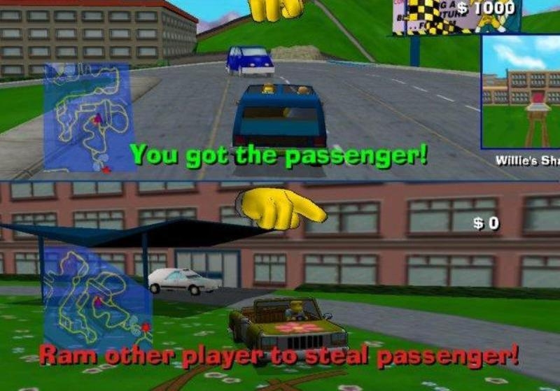 Скриншот из игры Simpsons: Road Rage, The под номером 62