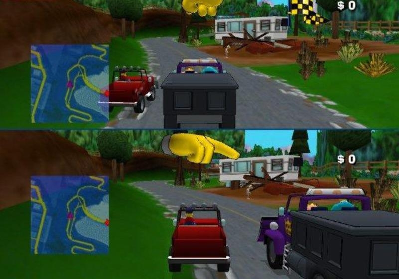 Скриншот из игры Simpsons: Road Rage, The под номером 63