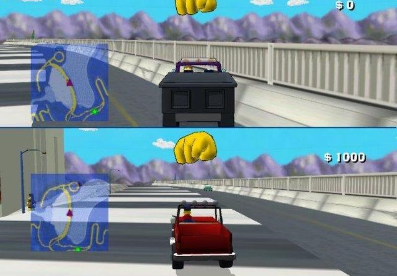 Скриншот из игры Simpsons: Road Rage, The под номером 64