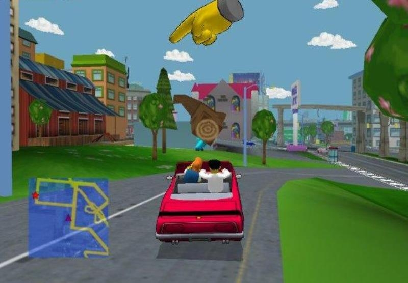 Скриншот из игры Simpsons: Road Rage, The под номером 68