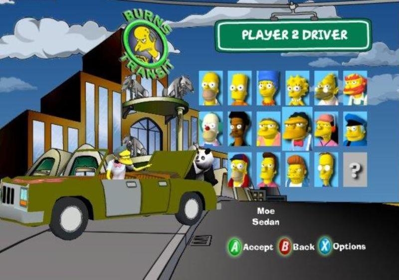 Скриншот из игры Simpsons: Road Rage, The под номером 70