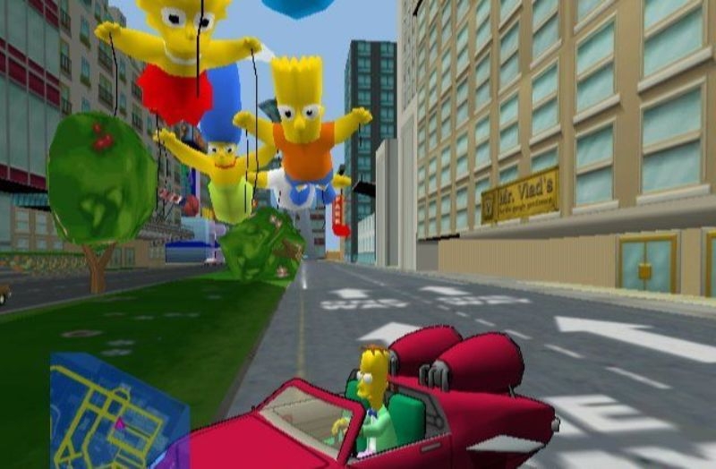 Скриншот из игры Simpsons: Road Rage, The под номером 8