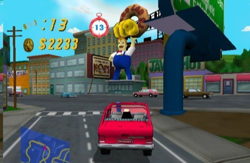 Скриншот из игры Simpsons: Road Rage, The под номером 83