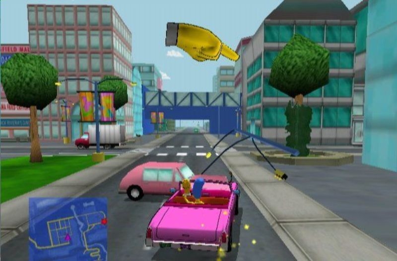 Скриншот из игры Simpsons: Road Rage, The под номером 84