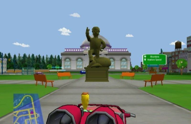 Скриншот из игры Simpsons: Road Rage, The под номером 9