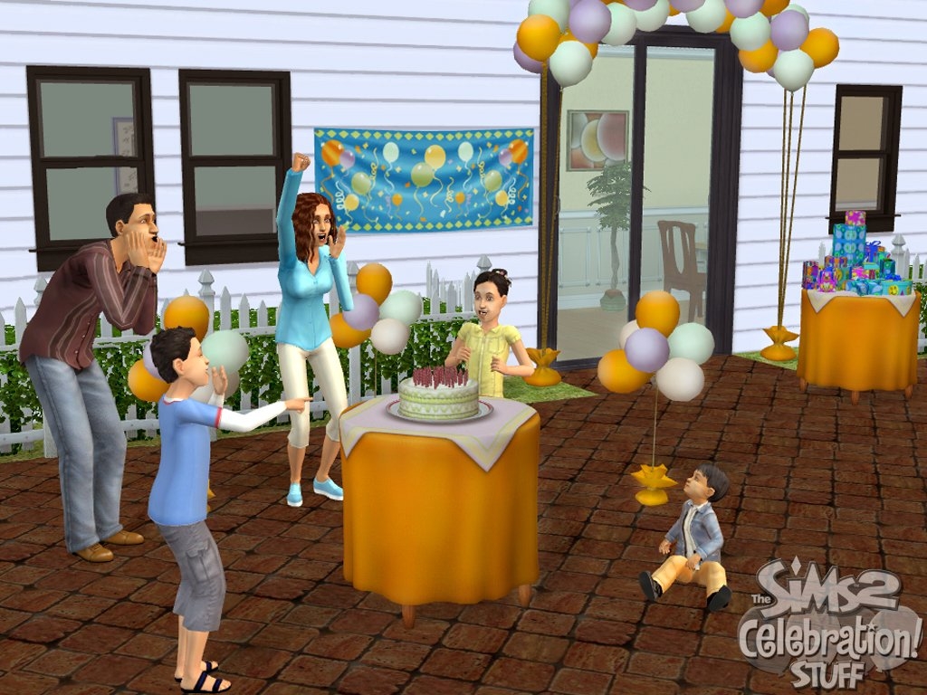 Скриншот из игры Sims 2: Celebration! Stuff, The под номером 4