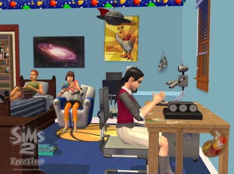 Увлечением 2. The SIMS 2 фри тайм. The SIMS 2: увлечения. Симс 2 увлечения. Симс 2 хобби.