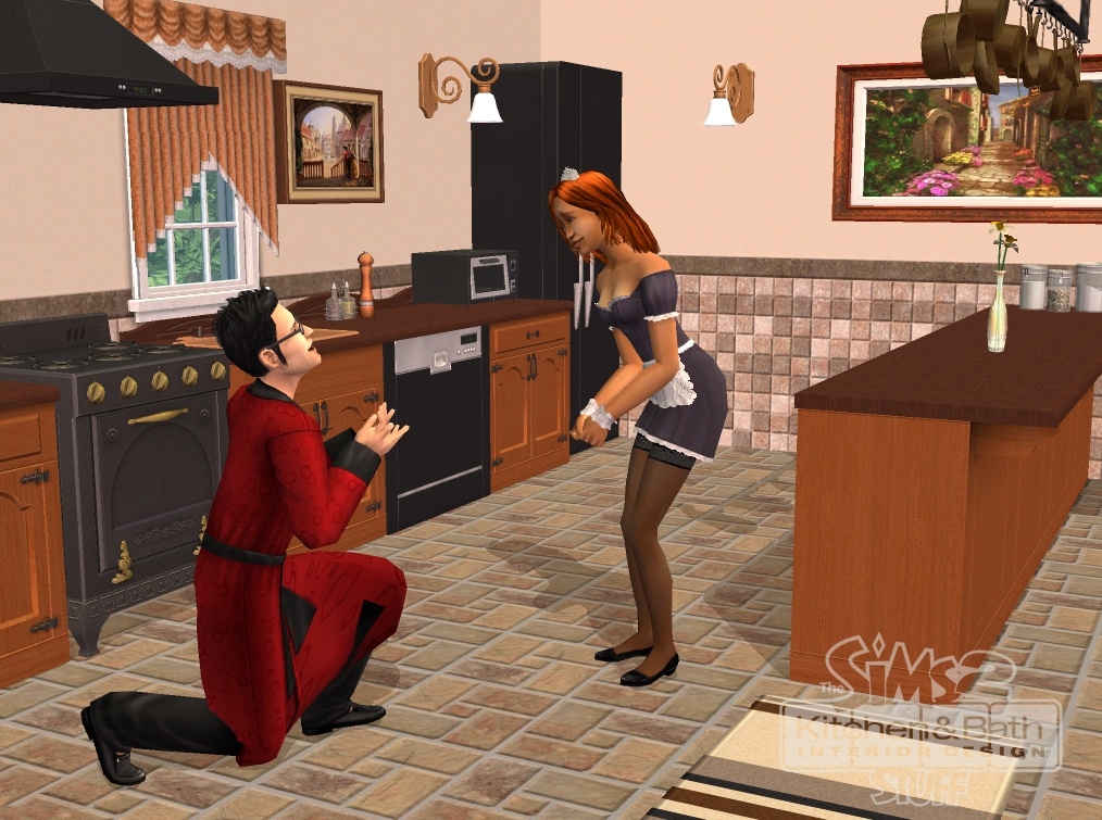 Скриншот из игры Sims 2: Kitchen & Bath Interior Design Stuff, The под номером 1