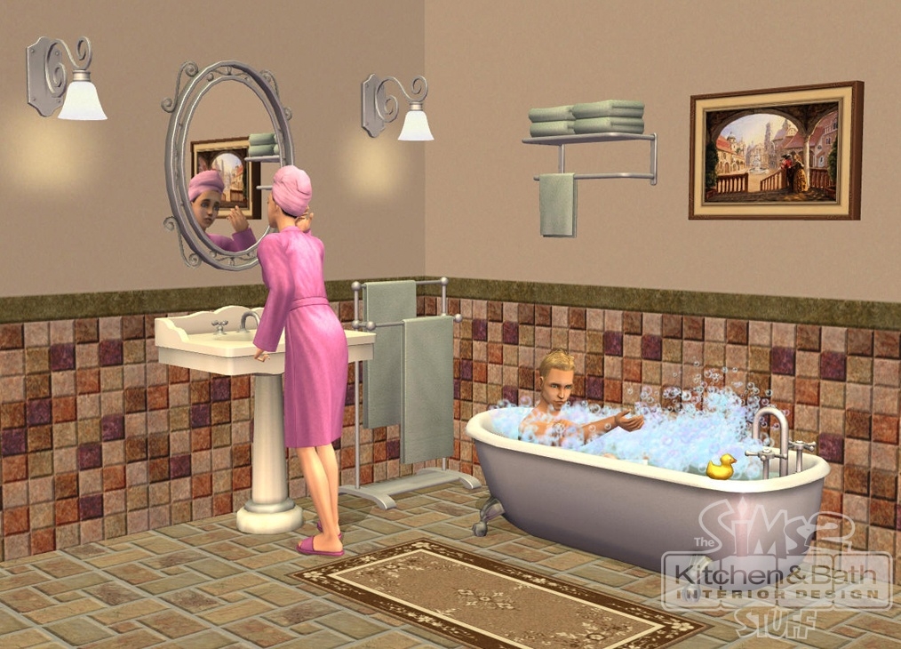 Скриншот из игры Sims 2: Kitchen & Bath Interior Design Stuff, The под номером 6
