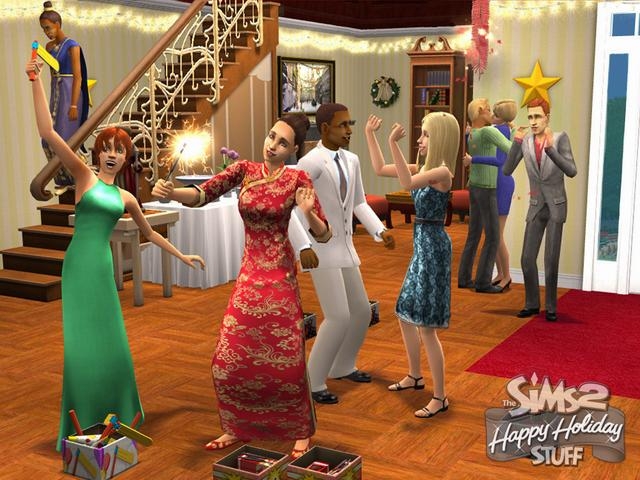 Скриншот из игры Sims 2: Happy Holiday Stuff, The под номером 1