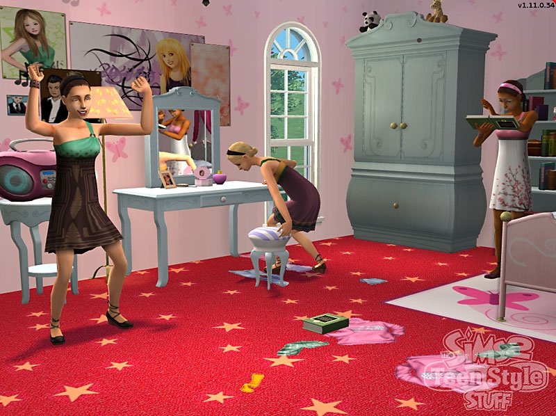 Скриншот из игры Sims 2: Teen Style Stuff, The под номером 1