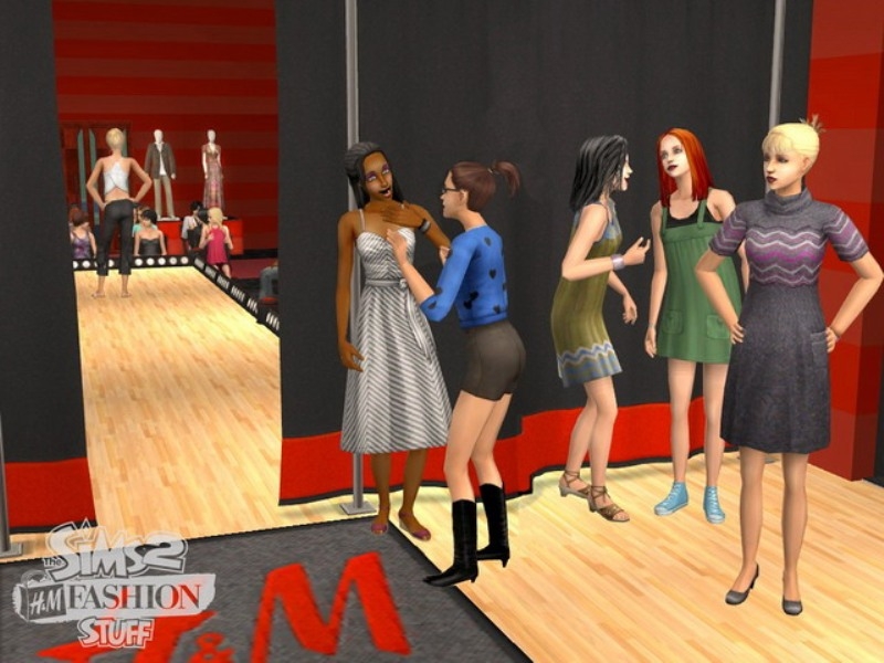 Скриншот из игры Sims 2 H&M Fashion Stuff, The под номером 10