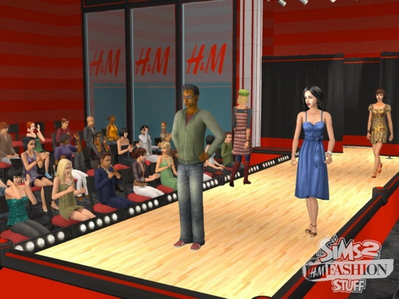 Скриншот из игры Sims 2 H&M Fashion Stuff, The под номером 11