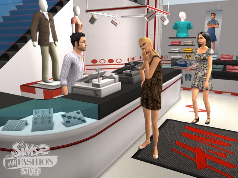 Скриншот из игры Sims 2 H&M Fashion Stuff, The под номером 12