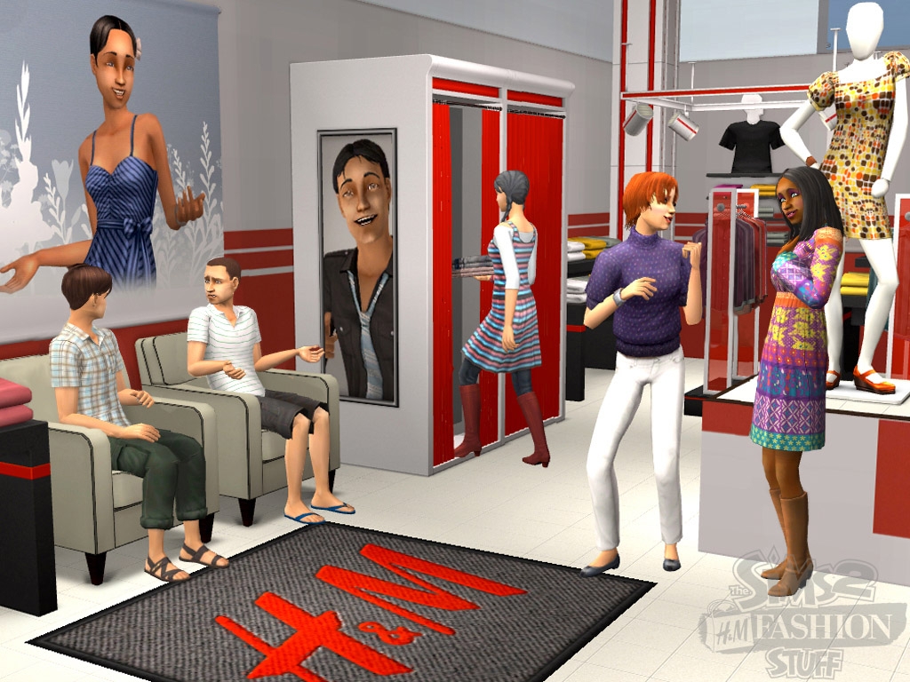 Скриншот из игры Sims 2 H&M Fashion Stuff, The под номером 4