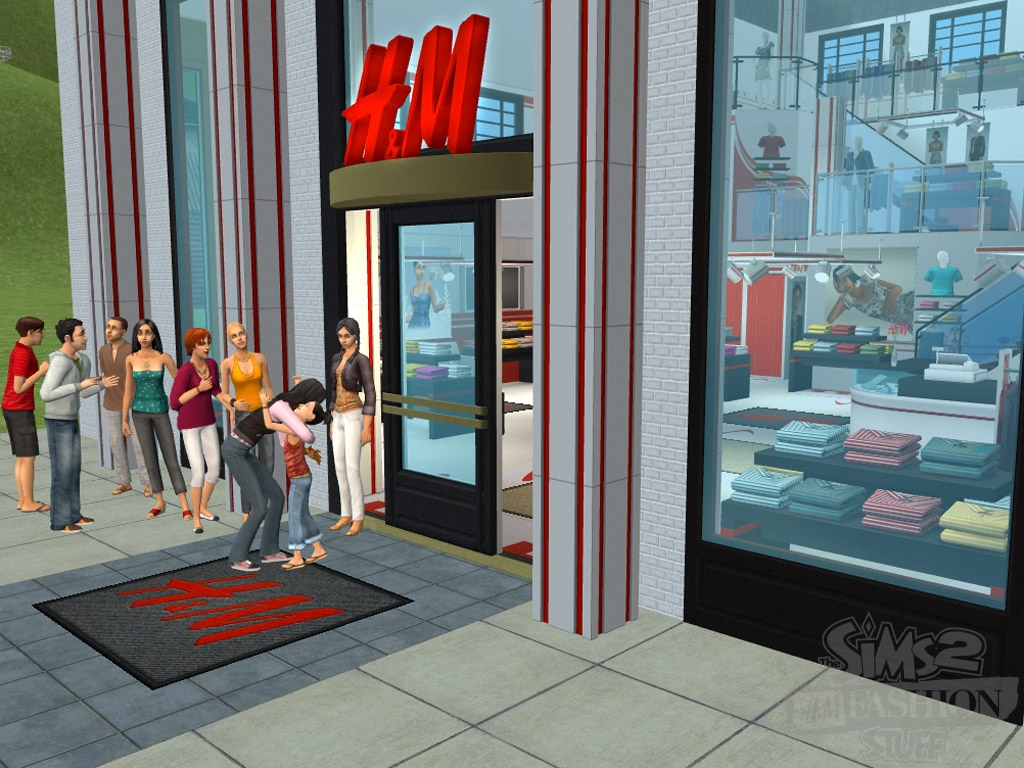 Скриншот из игры Sims 2 H&M Fashion Stuff, The под номером 5