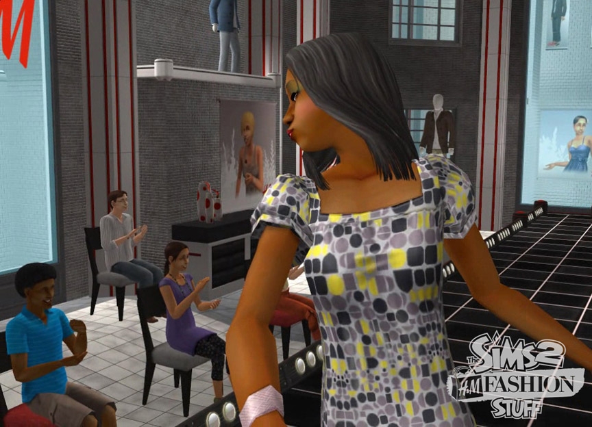 Скриншот из игры Sims 2 H&M Fashion Stuff, The под номером 6