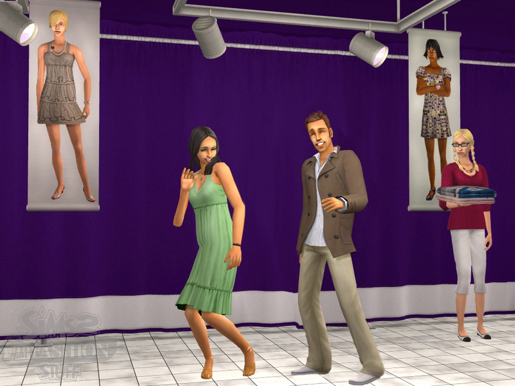 Скриншот из игры Sims 2 H&M Fashion Stuff, The под номером 7
