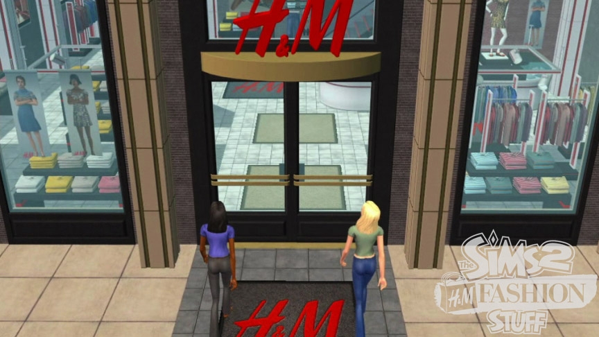 Скриншот из игры Sims 2 H&M Fashion Stuff, The под номером 8