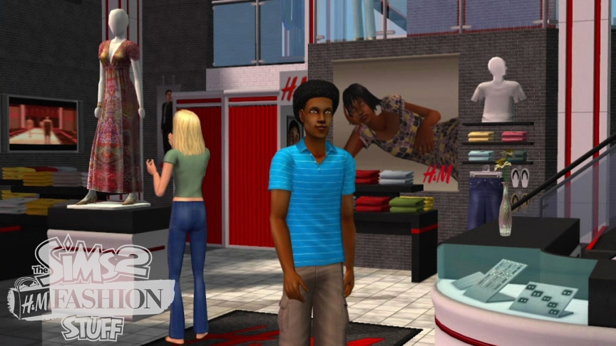 Скриншот из игры Sims 2 H&M Fashion Stuff, The под номером 9