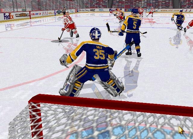Скриншот из игры NHL 2000 под номером 10