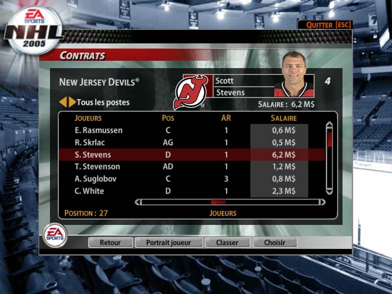 Скриншот из игры NHL 2005 под номером 1