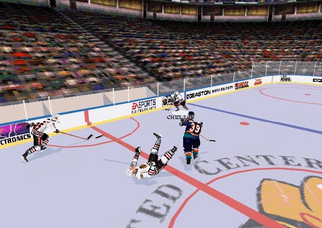 Скриншот из игры NHL Hockey 