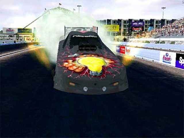 Скриншот из игры NHRA Drag Racing: Top Fuel Thunder под номером 10