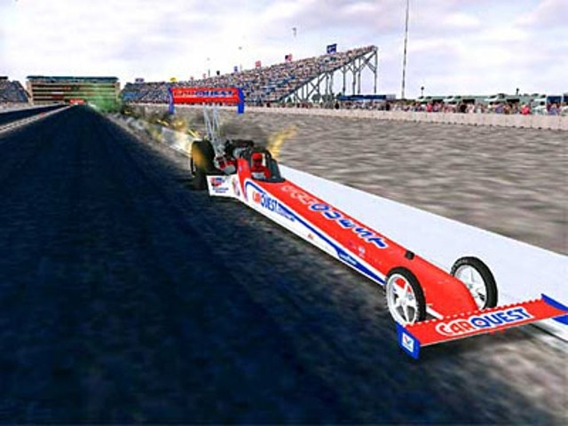 Скриншот из игры NHRA Drag Racing: Top Fuel Thunder под номером 4