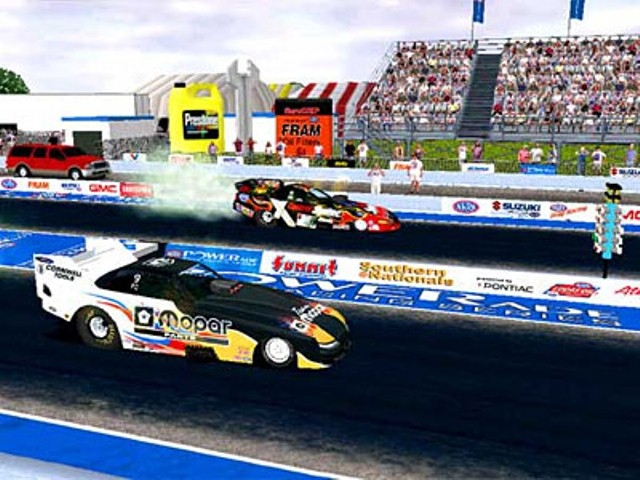 Скриншот из игры NHRA Drag Racing: Top Fuel Thunder под номером 6