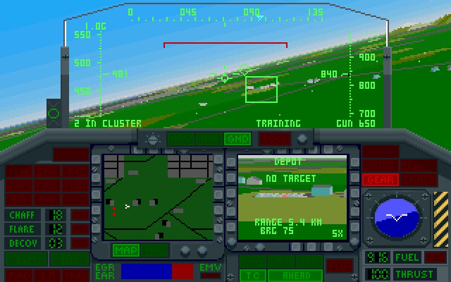 Скриншот из игры Night Hawk F-117A Stealth Fighter 2.0 под номером 9