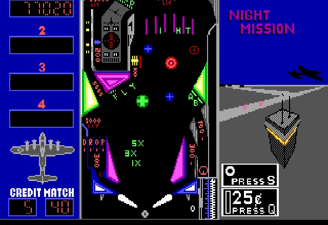 Скриншот из игры Night Mission Pinball под номером 1